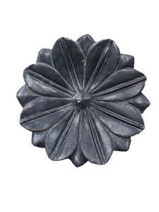 Black marble flower bowl S