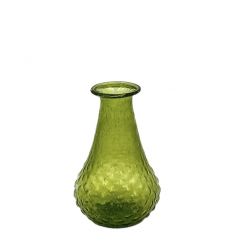 Vaasje groen gerecycled glas WEL023