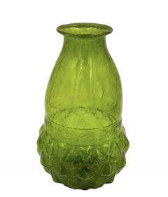 Vaas groen gerecycled glas WEL024