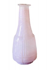 Vase recycled glass in opaline pink WEL125