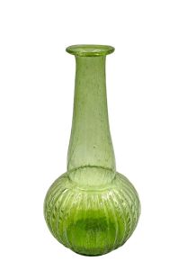 Vaasje groen gerecycled glas WEL198