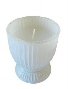 Tealightholder opaline white WEL133